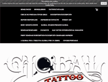 Tablet Screenshot of globaltattoomag.com